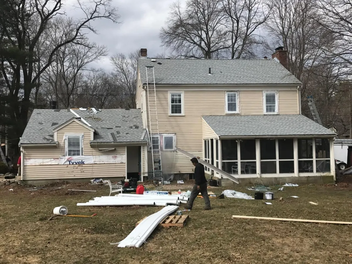 Siding replacement and exterior renovation project in Southern NH