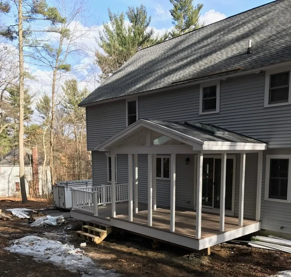 Custom deck installation and exterior remodeling project by McCarthy Exteriors