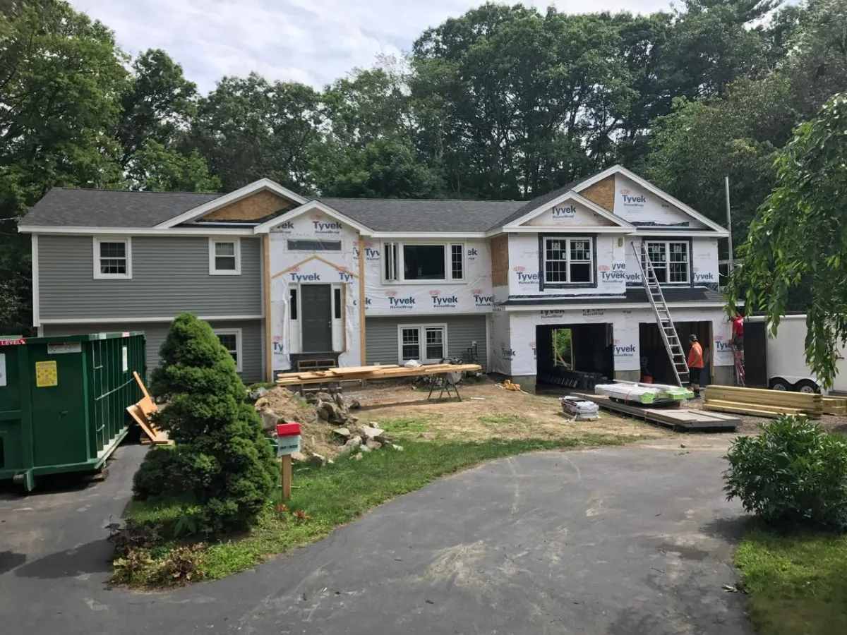 Home addition and exterior renovation project in Southern New Hampshire