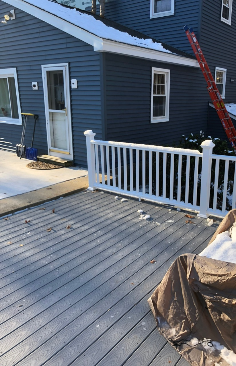 Completed residential roofing project by McCarthy Exteriors in Southern New Hampshire