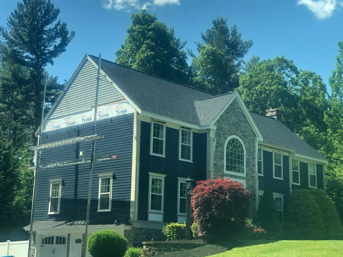 Completed residential exterior renovation by McCarthy Exteriors in Southern New Hampshire